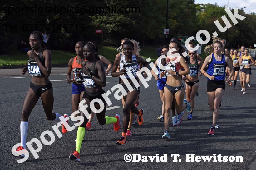 Womens 2018 Simplyhealth Great North Run. Photo: David T. Hewitson/Sports for All Pics